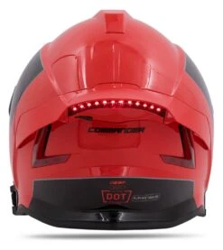 509 Mach V Commander Bluetooth Helmet -RevZilla Shop 509 mach v commander helmet racing red 3