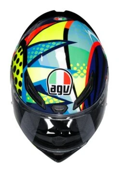AGV K1 S Rossi Winter Test 2020 Helmet -RevZilla Shop agvk1 s rossi winter test2020 helmet black fluo yellow blue 6
