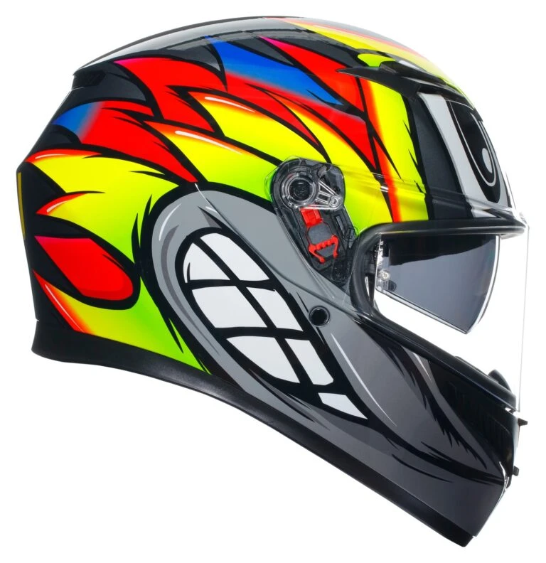 RevZilla Shop -RevZilla Shop agvk3 birdy20 helmet yellow red grey 1 768x792 1