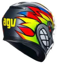 AGV K3 Birdy 2.0 Helmet -RevZilla Shop agvk3 birdy20 helmet yellow red grey 2