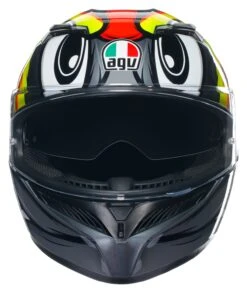AGV K3 Birdy 2.0 Helmet -RevZilla Shop agvk3 birdy20 helmet yellow red grey 6