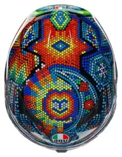 AGV K3 Rossi Winter Test 2018 Helmet -RevZilla Shop agvk3 rossi winter test2018 helmet blue green 4