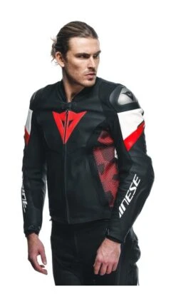 Dainese Avro 5 Leather Jacket 8 Dainese Avro 5 Leather Jacket -RevZilla Shop dainese avro5 leather jacket black anthracite 2