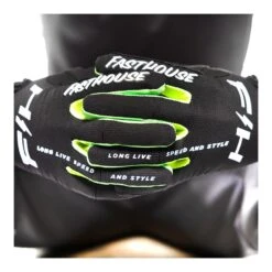 Fasthouse Elrod Nitro Gloves -RevZilla Shop fasthouse elrod nitro gloves black hi viz yellow green 2