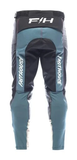 Fasthouse Grindhouse Club Pants -RevZilla Shop fasthouse grindhouse club pants grey black teal 1