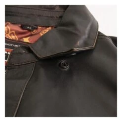 First Manufacturing Maduro Leather Riding Shirt -RevZilla Shop first manufacturing maduro leather shirt black 3