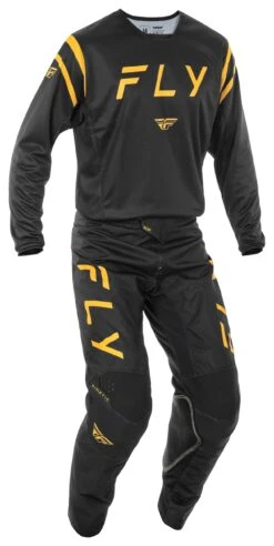 Fly Racing Kinetic Center Pants -RevZilla Shop fly racing kinetic center pants black gold 2