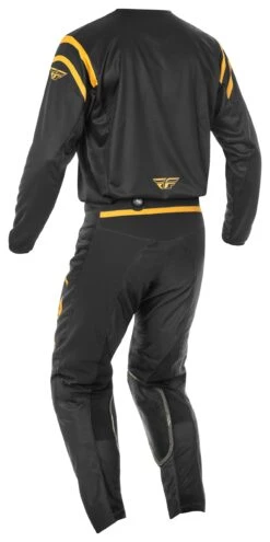 Fly Racing Kinetic Center Pants -RevZilla Shop fly racing kinetic center pants black gold 3