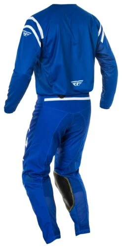 Fly Racing Kinetic Center Pants -RevZilla Shop fly racing kinetic center pants navy white 3