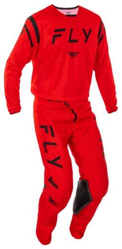 Fly Racing Kinetic Center Pants -RevZilla Shop fly racing kinetic center pants red black 2