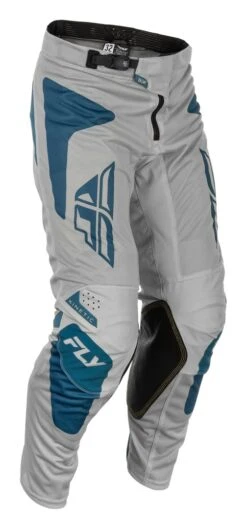 Fly Racing Kinetic Mesh Sym Pants -RevZilla Shop fly racing kinetic mesh sym pants grey blue 1