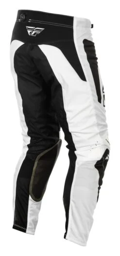 Fly Racing Kinetic Mesh Sym Pants -RevZilla Shop fly racing kinetic mesh sym pants white black 2