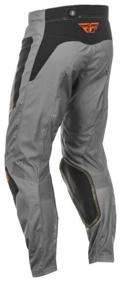 Fly Racing Kinetic Sym Pants -RevZilla Shop fly racing kinetic sym pants grey orange black 1