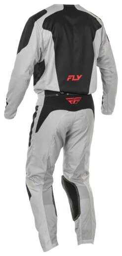 Fly Racing Kinetic Sym Pants -RevZilla Shop fly racing kinetic sym pants grey red black 3
