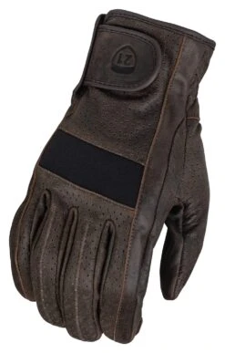 Highway 21 Jab Perforated Gloves -RevZilla Shop highway21 jab perforated gloves brown