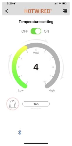 Hotwired 12v Bluetooth Heated Pant Liner -RevZilla Shop hotwired12v bluetooth heated jacket liner black 3