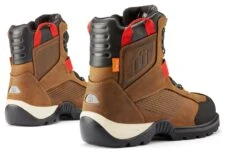 Icon Stormhawk WP Boots -RevZilla Shop icon stormhawk waterproof boots brown 1