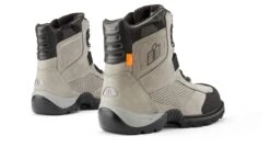 Icon Stormhawk WP Boots -RevZilla Shop icon stormhawk waterproof boots grey 1