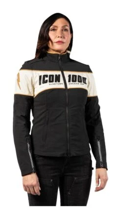 Icon Hella 4 Women's Jacket -RevZilla Shop icon womens hella4 jacket black 2