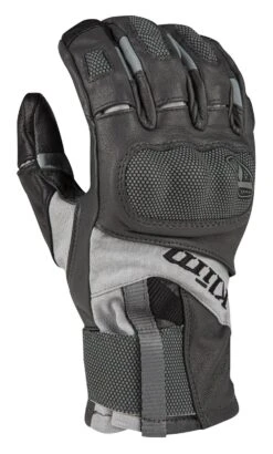 Klim Adventure GTX Short Gloves -RevZilla Shop klim adventure gtx glove asphalt asphalt 2