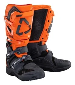Leatt Moto 5.5 FlexLock Enduro Boots -RevZilla Shop leatt moto55 flex lock enduro boots orange