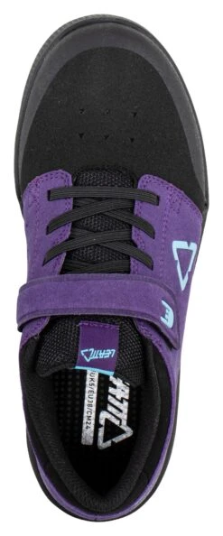 Leatt Youth MTB 2.0 Flat Shoes -RevZilla Shop leatt youth20 flat mtb shoes purple 3