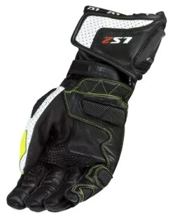 LS2 Swift Gloves -RevZilla Shop ls2 swift gloves black hi viz yellow 1