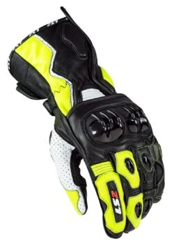 LS2 Swift Gloves -RevZilla Shop ls2 swift gloves black hi viz yellow