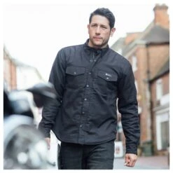 Merlin Axe Zip Up Riding Shirt -RevZilla Shop merlin axe zip up riding shirt black 3