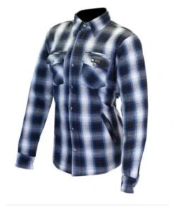 Merlin Madison Women's Riding Shirt -RevZilla Shop merlin madison womens riding shirt blue cream 1