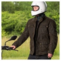 Merlin Yoxall II Wax Jacket 14 Merlin Yoxall II Wax Jacket -RevZilla Shop merlin yoxall ii wax jacket olive 4
