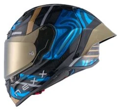 Nexx XR3R X-Pro Swirl Carbon Helmet 17 Nexx XR3R X-Pro Swirl Carbon Helmet -RevZilla Shop nexx xr3 r swirl carbon helmet black blue 1