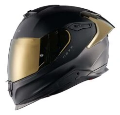 Nexx Y.100R Subsonic Helmet -RevZilla Shop nexx y100 r subsonic helmet matte black gold 1