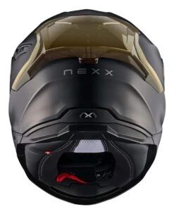 Nexx Y.100R Subsonic Helmet -RevZilla Shop nexx y100 r subsonic helmet matte black gold 3