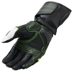 REV'IT! RSR 4 Gloves -RevZilla Shop revitrsr4 gloves black yellow 1