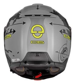 Schuberth C5 Globe Helmet -RevZilla Shop schuberth c5 globe helmet grey 4