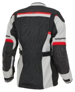 Sedici Federico 2 Mesh Women's Jacket 13 Sedici Federico 2 Mesh Women's Jacket -RevZilla Shop sedici federico2 mesh womens jacket silver black red 1