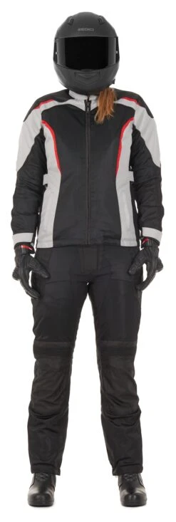 Sedici Federico 2 Mesh Women's Jacket 15 Sedici Federico 2 Mesh Women's Jacket -RevZilla Shop sedici federico2 mesh womens jacket silver black red 3