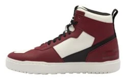 SIDI Lynx Riding Shoes -RevZilla Shop sidi lynx riding shoes black dark red white 1