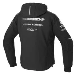 Spidi Hoodie Armor H2Out Jacket -RevZilla Shop spidi hoodie armor h2 out jacket black 3