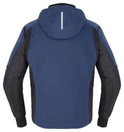 Spidi Hoodie Armor H2Out Jacket -RevZilla Shop spidi hoodie armor h2 out jacket black blue 1