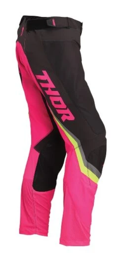 Thor Pulse Rev Women's Pants -RevZilla Shop thor pulse rev womens pants charcoal pink 2