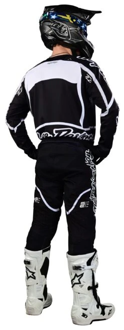 Troy Lee Designs Troy Lee SE Pro Radian Pants -RevZilla Shop troy lee se pro radian pants black white 3