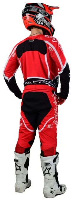 Troy Lee Designs Troy Lee SE Pro Radian Pants -RevZilla Shop troy lee se pro radian pants red white 3